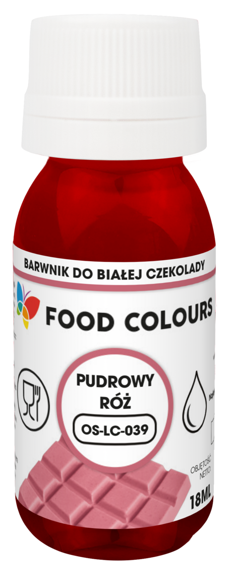 Rozā krāsviela baltajai šokolādei 18ml